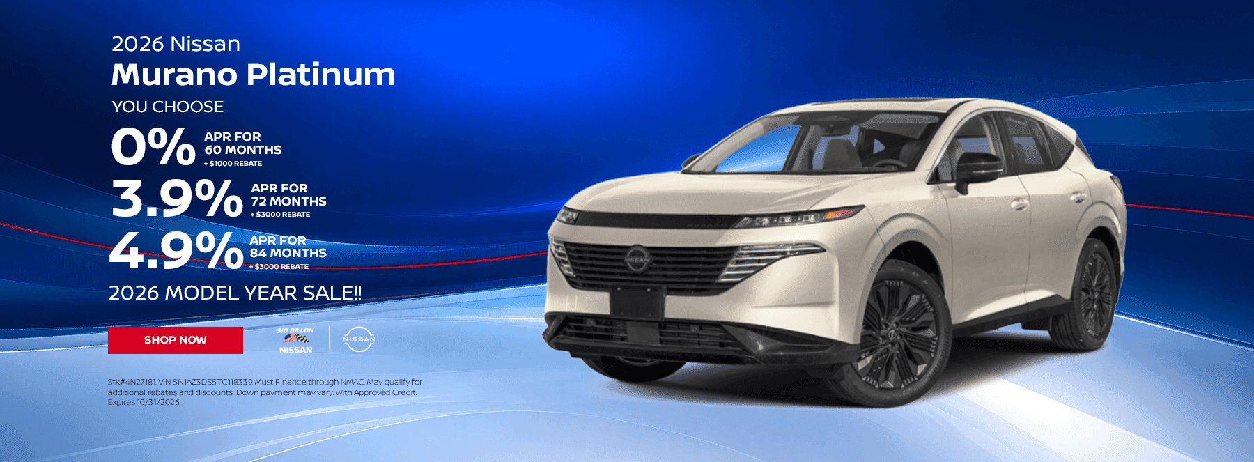 2026 Nissan Murano Platinum