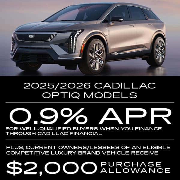 2025/2026 Cadillac Optiq Models