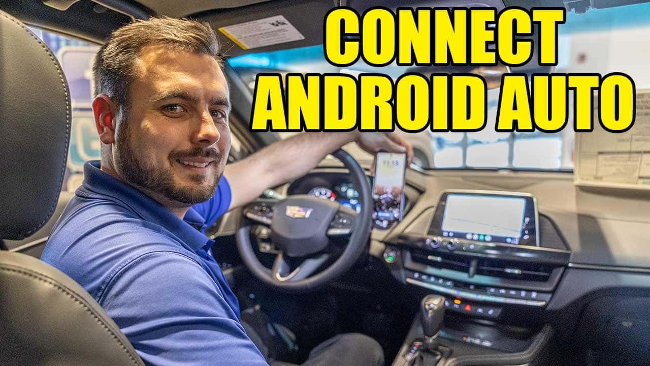 How to Connect Your Android Phone to Android Auto in a Cadillac CT4 ...