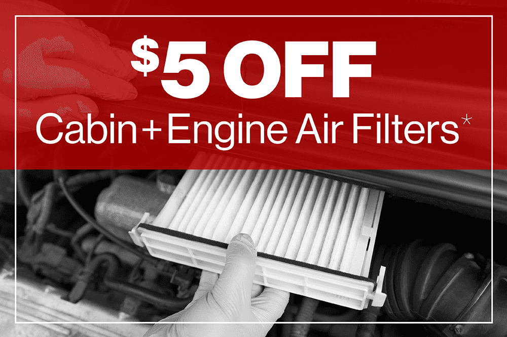 $5 Off Cabin + Engine Filters