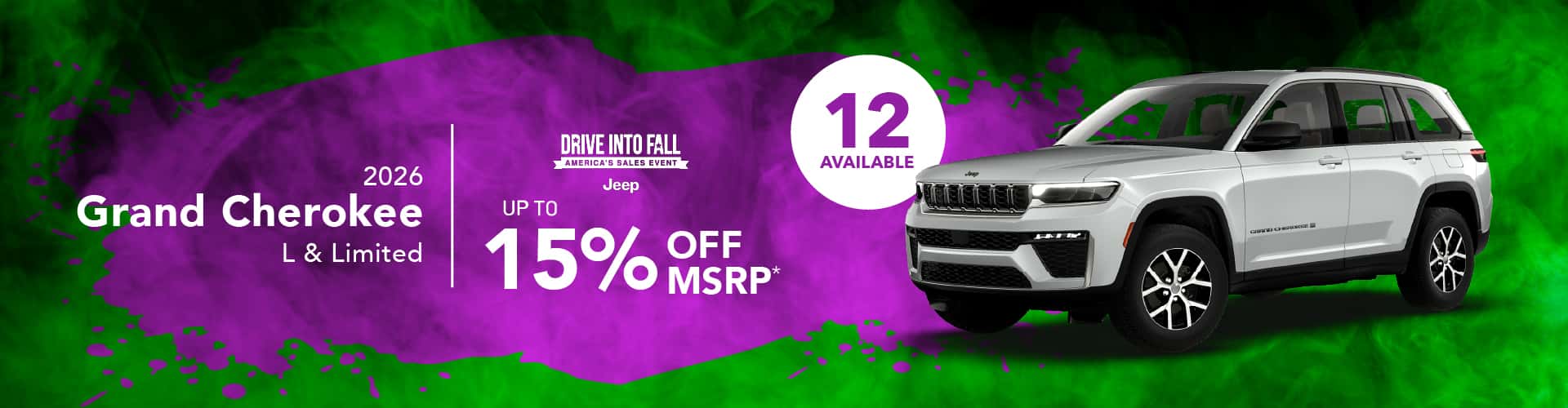 2026 Grand Cherokee and Grand Cherokee L Limited : $8,700 off!*