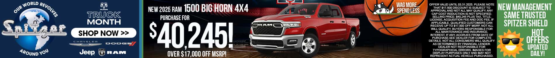 03.2025_Carrera_Purchase a New 2025 Ram 1500 Big Horn 4x4 for $40,245!