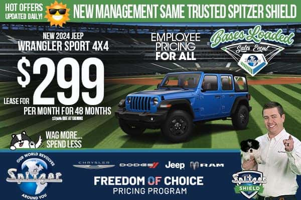 2024 Jeep Wrangler Sport 4x4 - Lease for $299/mo for 48 Months