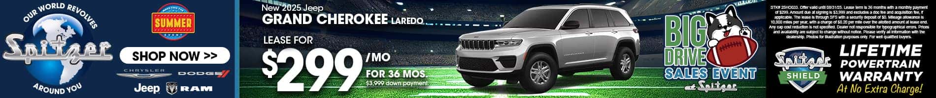 08.2025_Carrera_Lease a New 2025 Jeep Grand Cherokee for $299/mo!