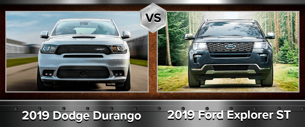 2019 Dodge Durango vs 2019 Ford Explorer ST Performance Chicago IL