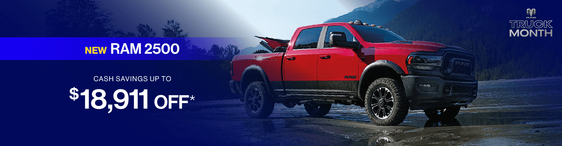 New RAM 2500 Up to $18,911 off