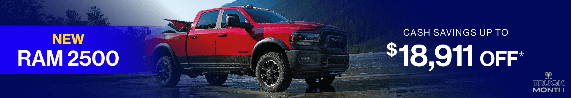 New RAM 2500 Up to $18,911 off