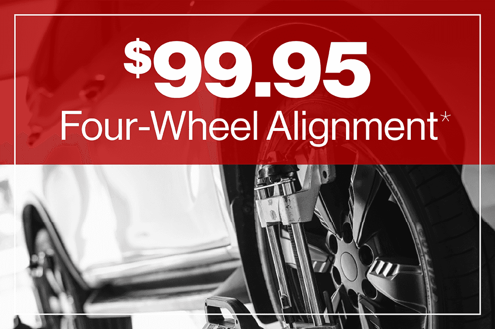 $99.95 4 Wheel Alignment