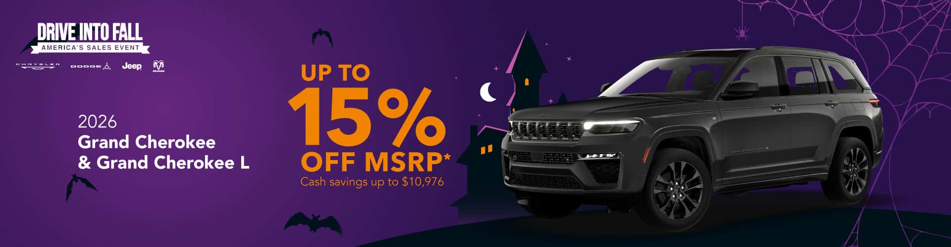 2026 Grand Cherokee L Summit, Laredo, Limited : $10,976 off!*
