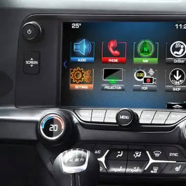 2018 Chevy Corvette Touchscreen