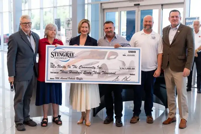 stingray-charity-check-presentation