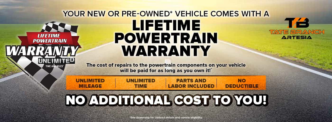 Lifetime Powertrain Warranty