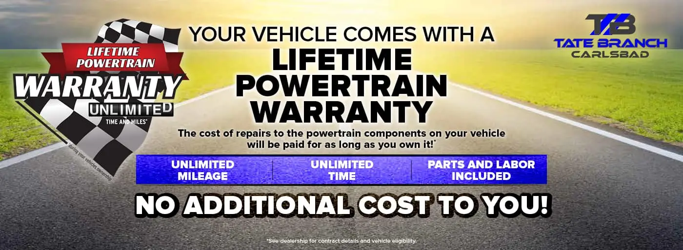 Lifetime Powertrain Warranty