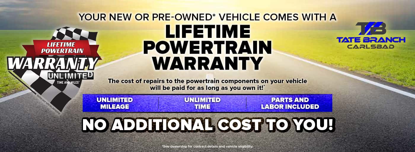 Lifetime Powertrain Warranty