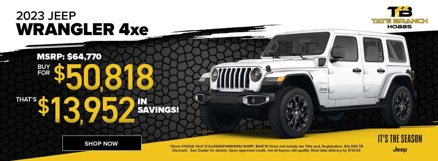 Jeep Dodge Ram Dealer Lubbock, Seminole, Hobbs Tate Branch Hobbs