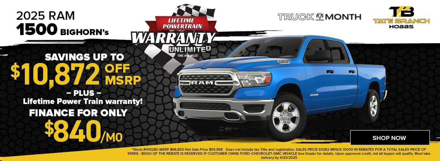 2025 RAM 1500 BIG HORN’S