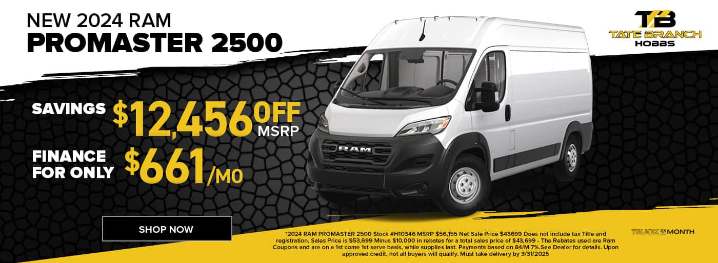2024 RAM Promaster 2500