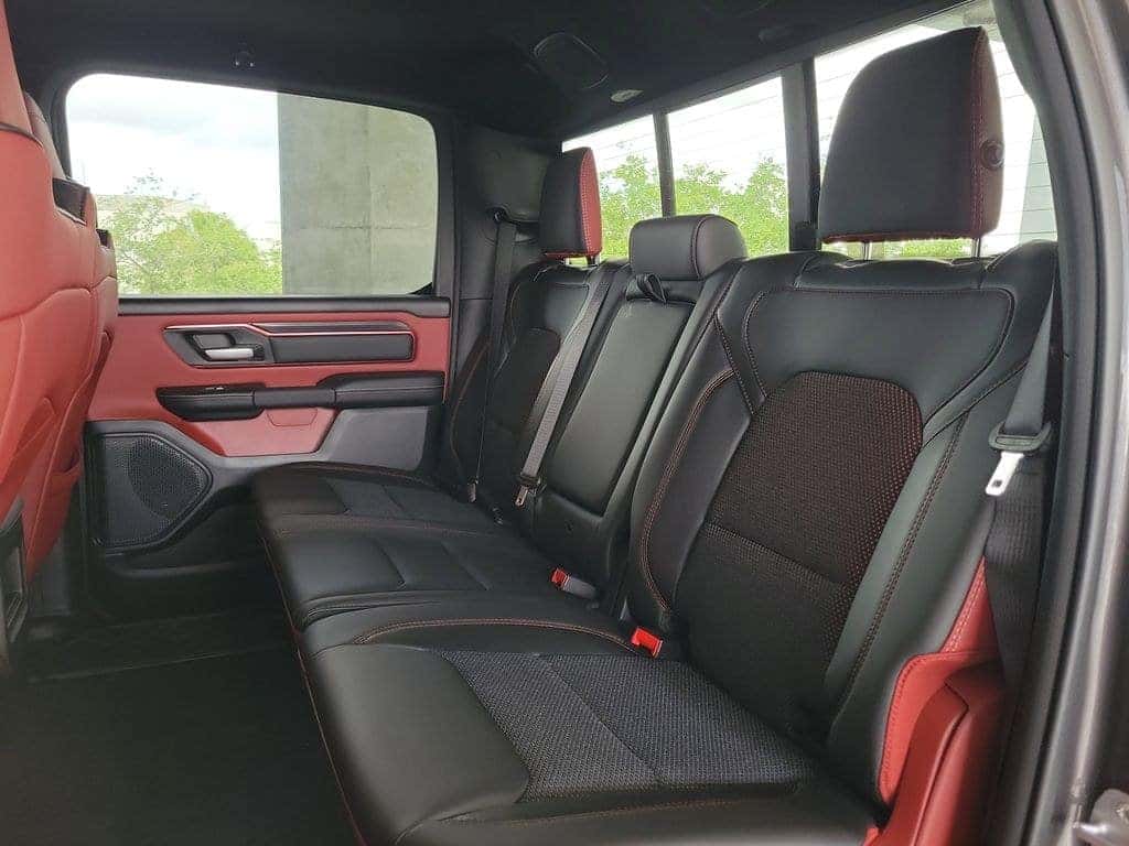 2026 Ram 1500 Rebel back seating