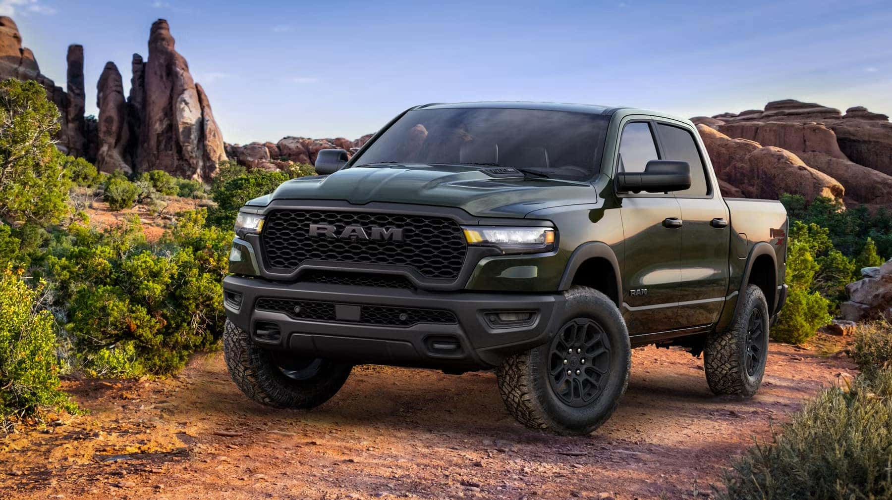 2026 Ram 1500 Rebel front angle view