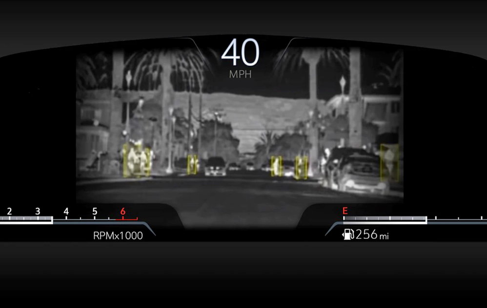 cadillac night vision camera