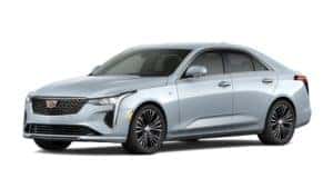 2022 Cadillac CT4 Diamond Sky Metallic exterior color
