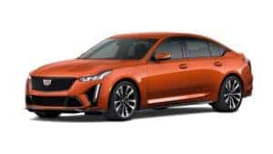 2022 Cadillac CT5 Blaze Orange Metallic exterior color