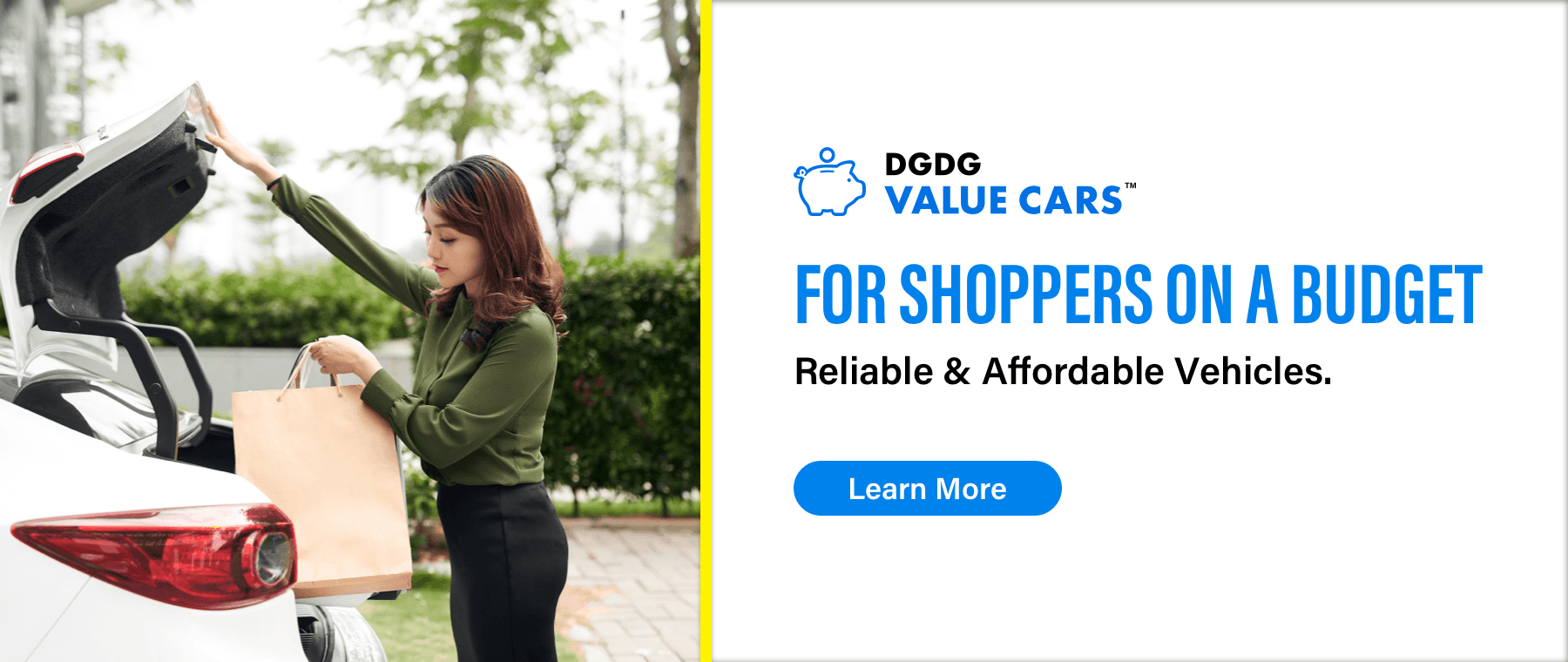Value Cars, For Shoppers On A Budget, Reliable & Affordable Vehicles., Learn More