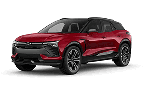 2024 Chevrolet Blazer EV SS in Radiant Red Metallic.