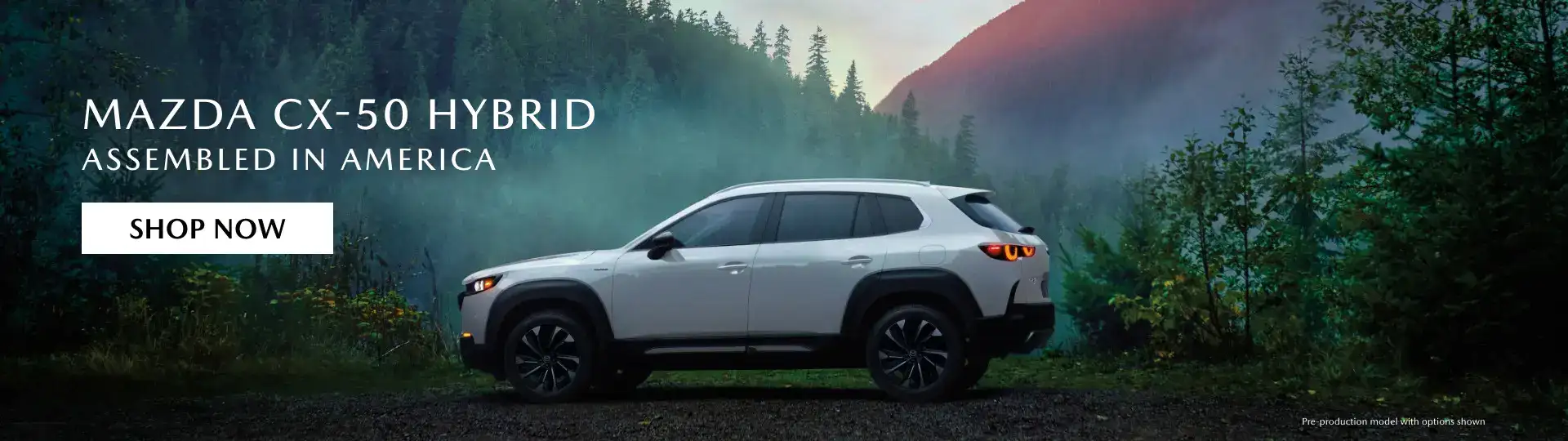 Mazda CX-50 Hybrid, Assembled in America, Shop Now