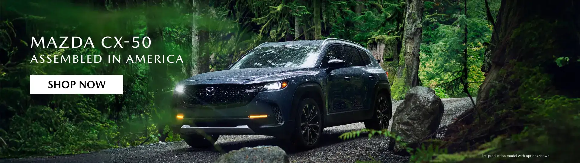 Mazda CX-50, Assembled in America, Shop Now