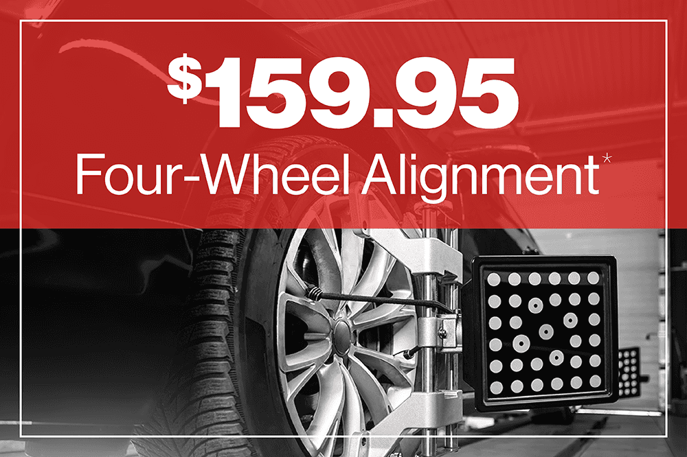 4 WHEEL ALIGNMENT $159.95