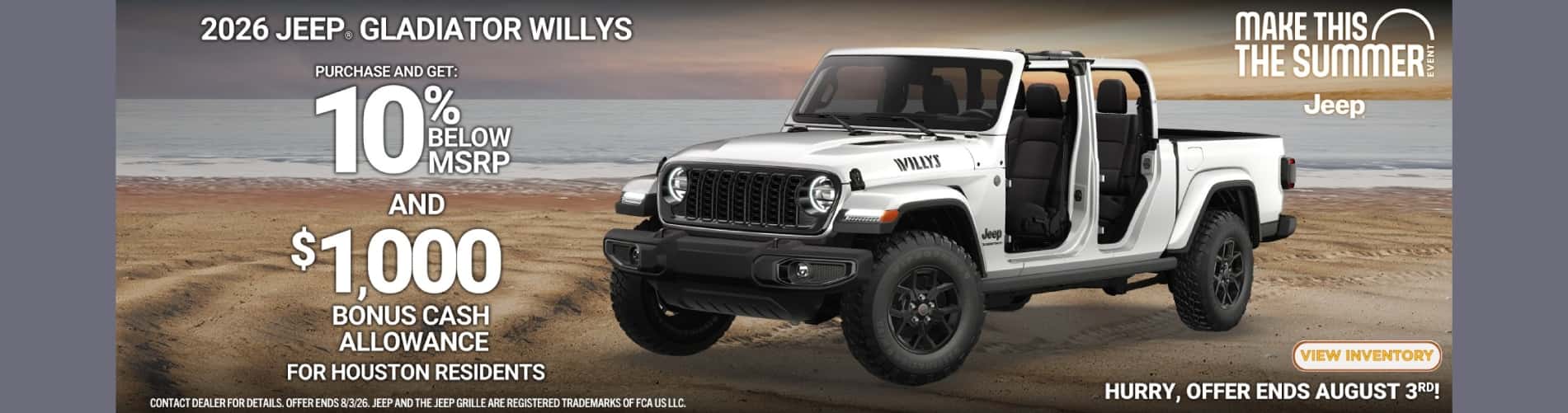 Jeep Gladiator offer