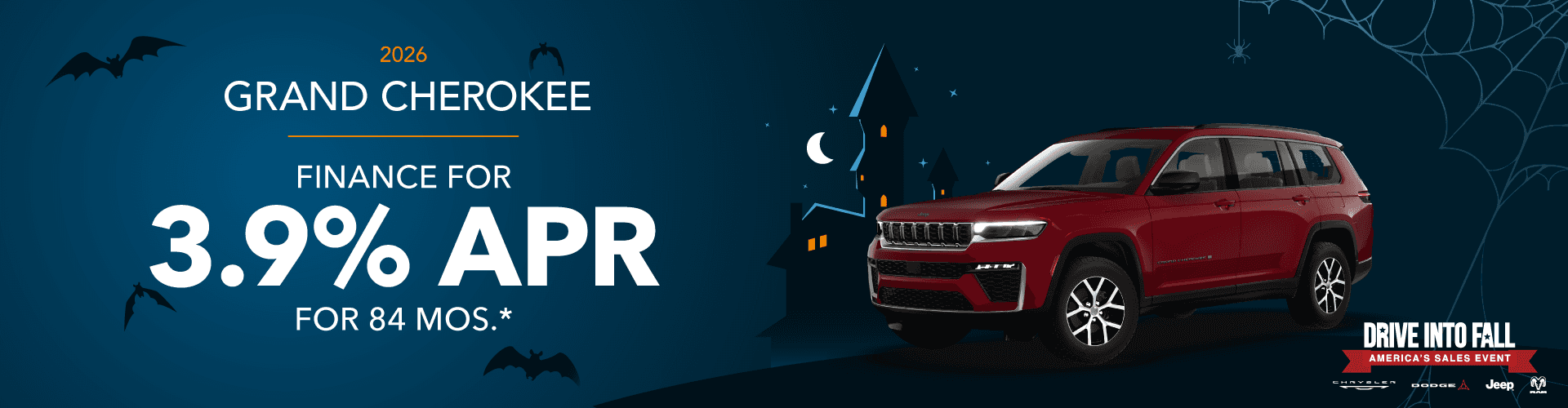 2026 Jeep Grand Cherokee: 3.9% APR for 84 months*