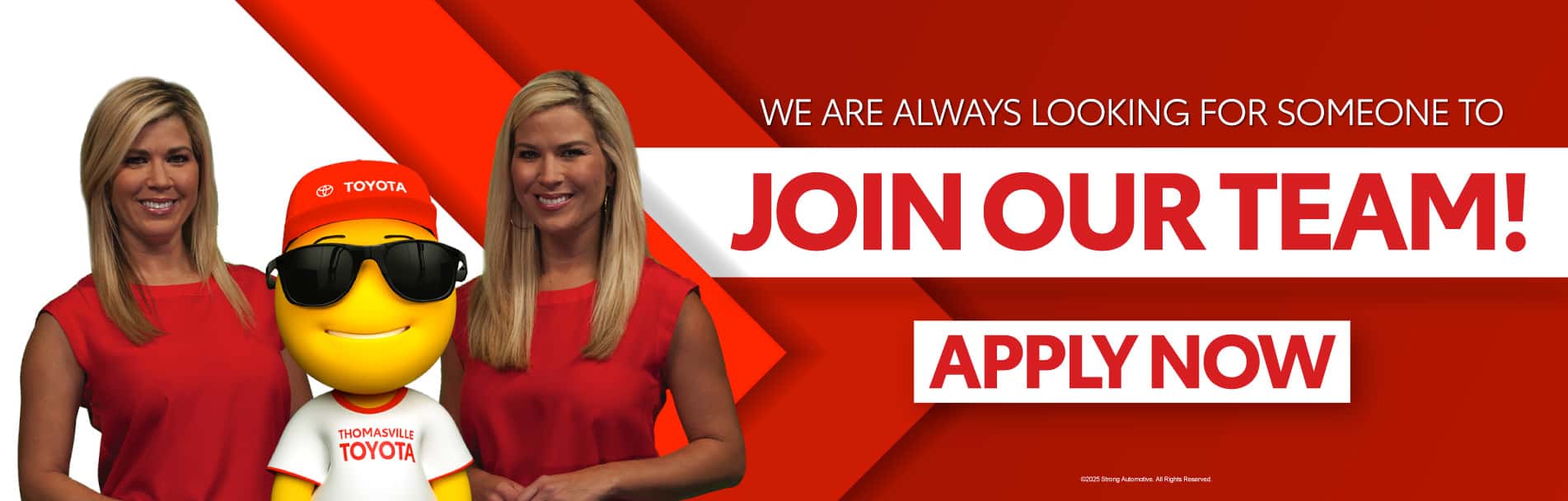 Thomasville Toyota is Hiring