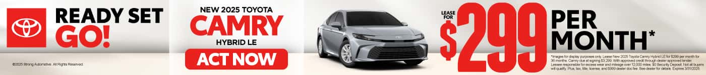 New 2025 Toyota Camry Hybrid LE 