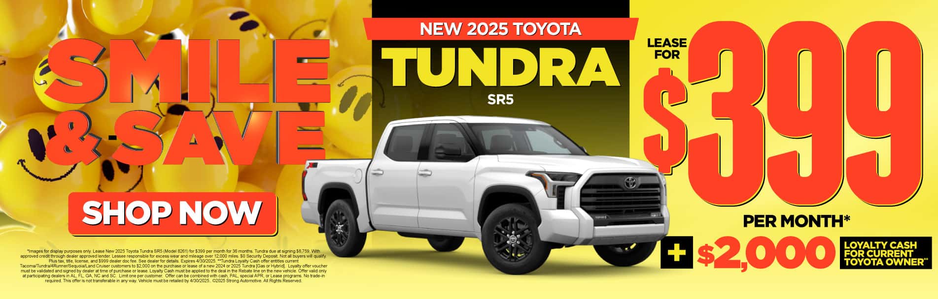New 2025 Toyota Tundra SR5 "Lease $399 a month* PLUS $2,000 LOYALTY CASH FOR CURRENT TOYOTA OWNER** "