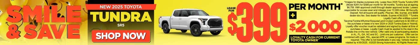 New 2025 Toyota Tundra SR5 