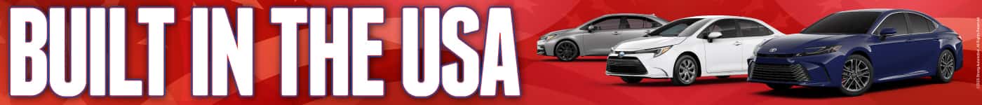 Toyota Sedans Built In The USA
