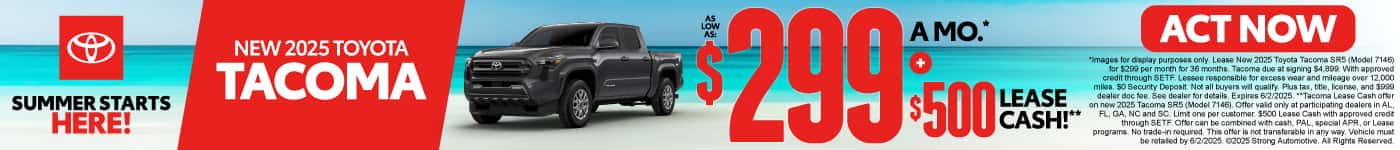 New 2025 Toyota Tacoma 