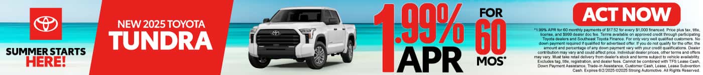 New 2025 Toyota Tundra 