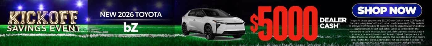 NEW 2026 BZ $5,000 DEALER CASH*