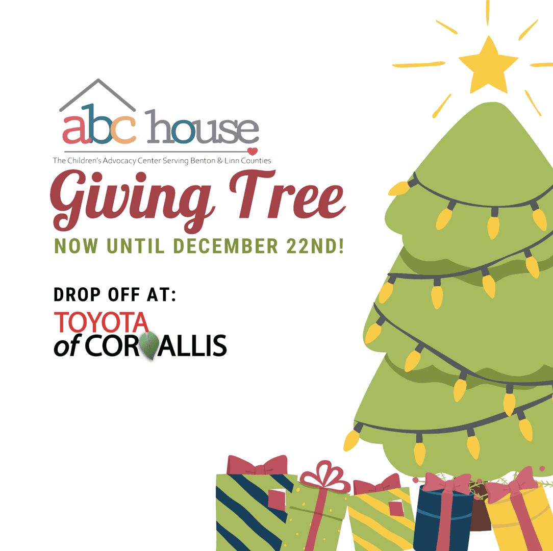 abc house giving tree at toyota of corvallis