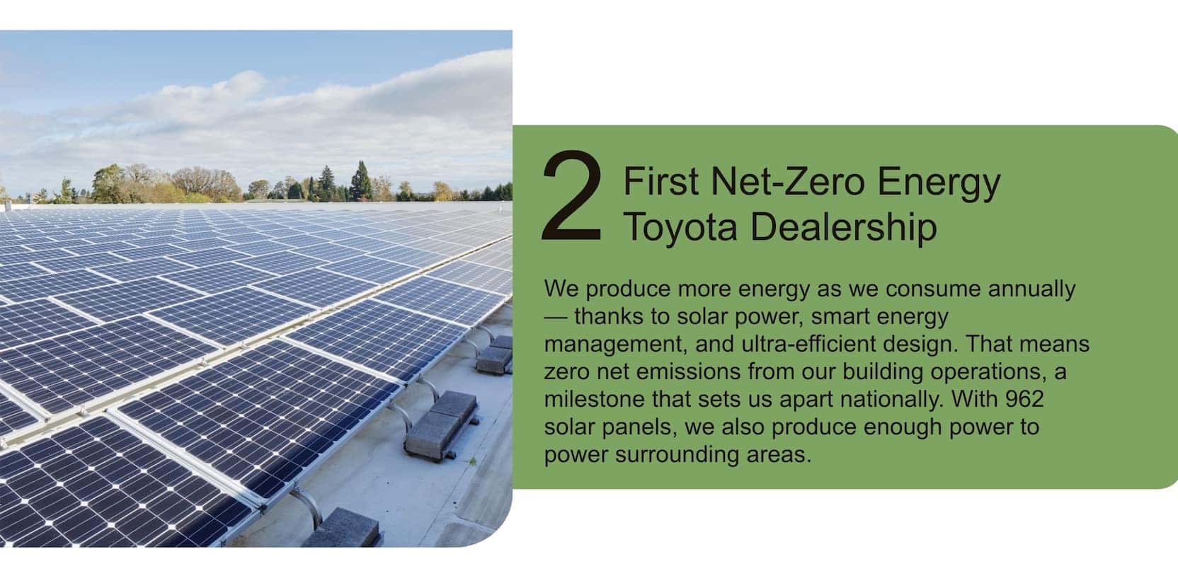 Toyota of Corvallis is a Leed Platinum Building