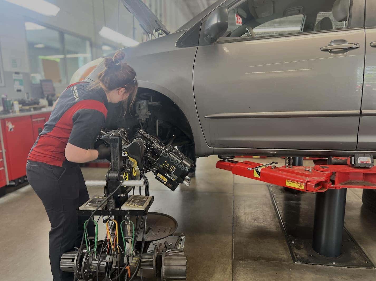 maddie one of our techs at toyota of corvallis