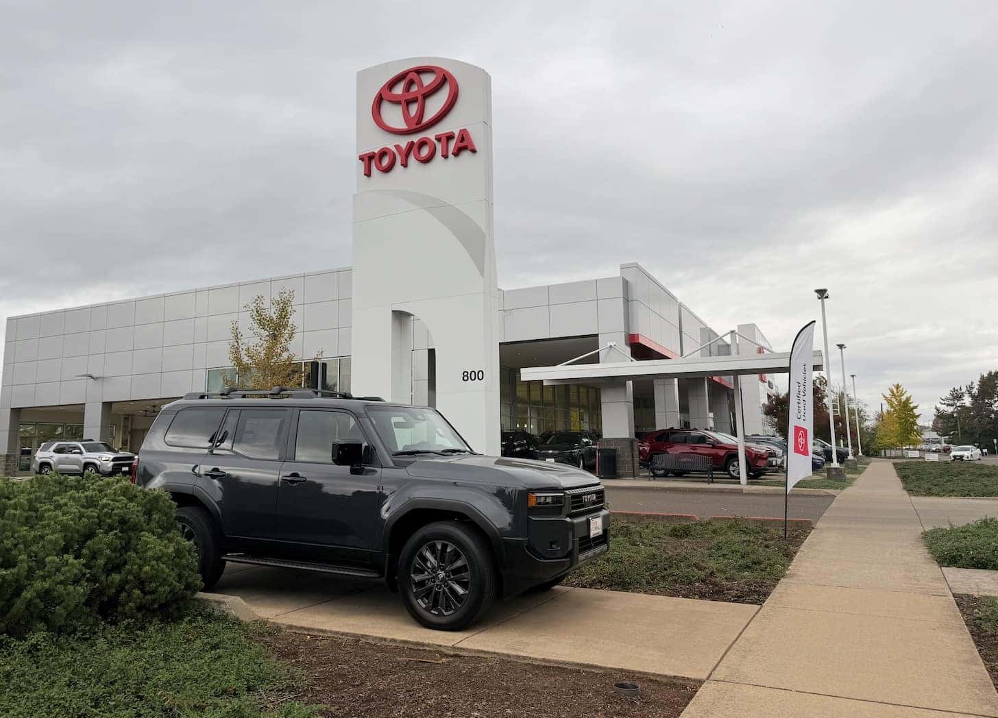 Toyota of Corvallis Land Cruiser in Front