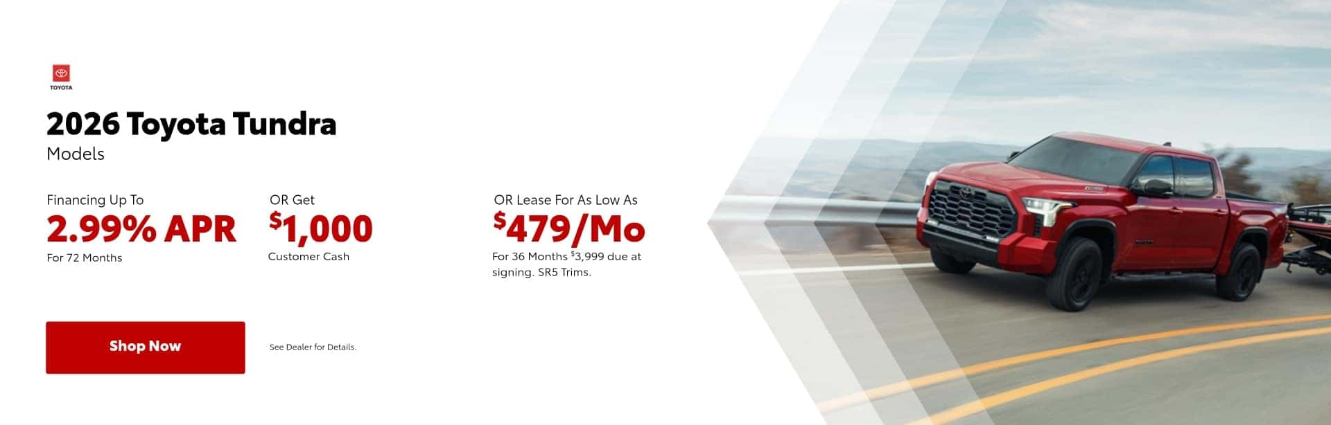 2026Toyota Tundra Models