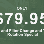 Oil and Filter change and tire rotation special at Toyota of Corvallis
