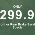 Front or Rear Brake Service Special at Toyota of Corvallis