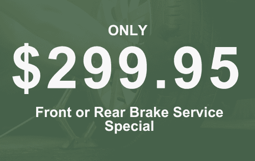 Front or Rear Brake Service Special at Toyota of Corvallis