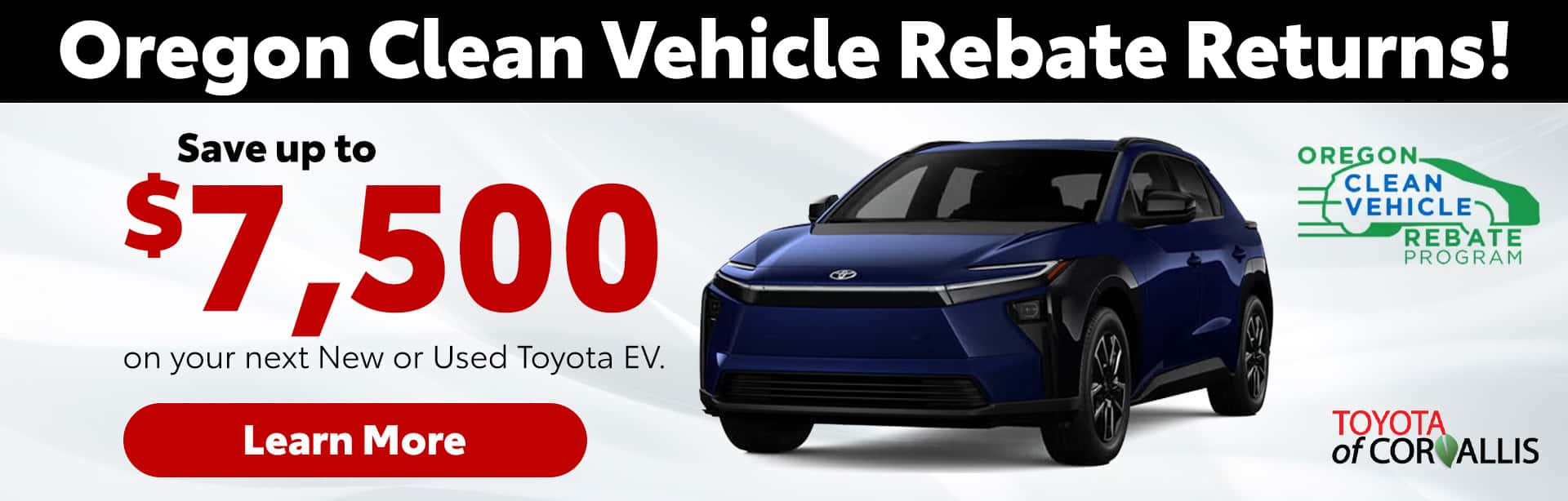 Oregon Clean Vehicle Rebate
